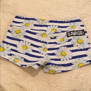 Savage Barbell Daisy Shorts